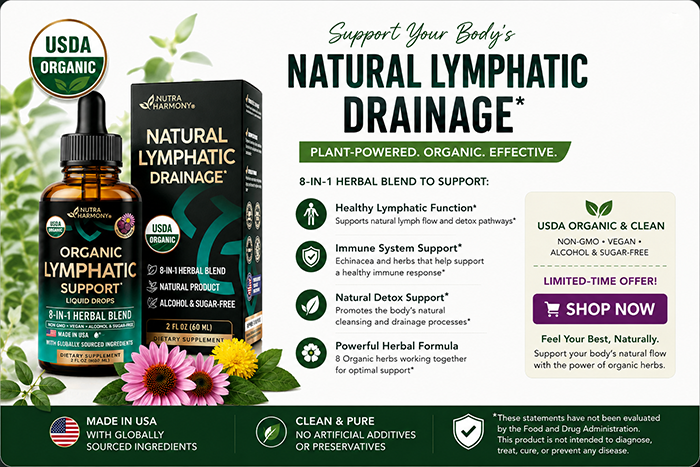 Best Organic Lymphatic Drainage Supplements